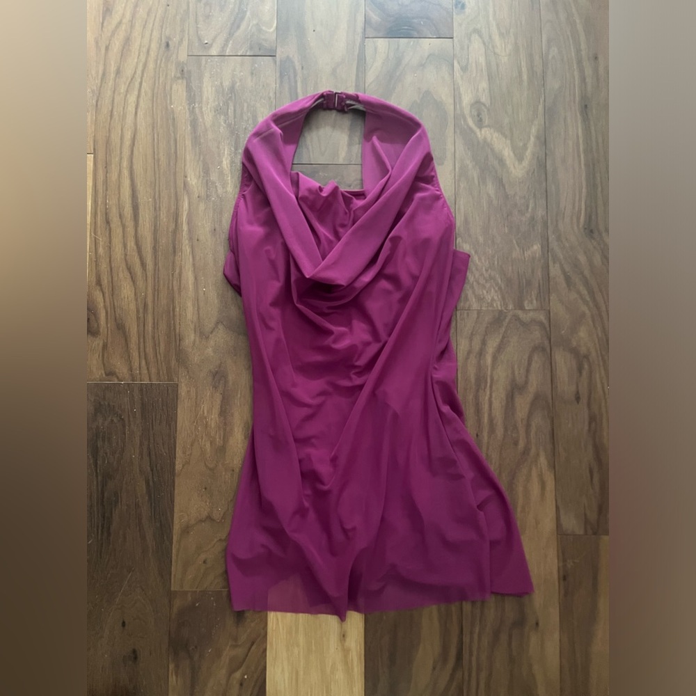 Pink bodysuit with sheer fabric SIZE:S
